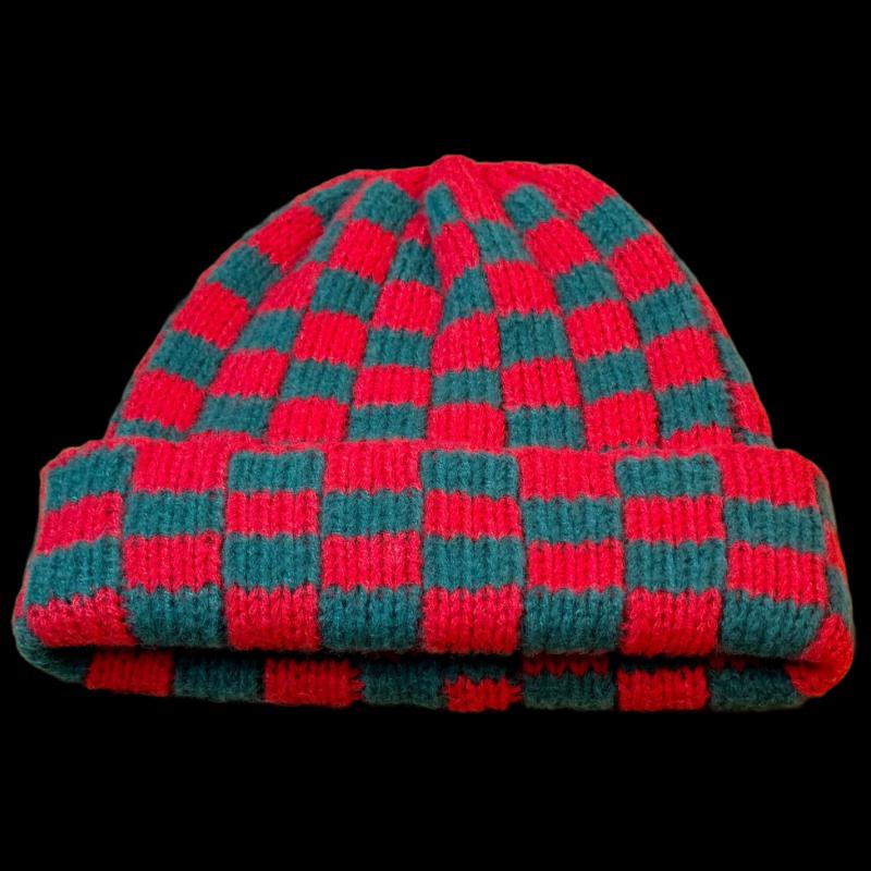 Color Block Plaid Knitted Beanie Hat Adult One Size (54-62cm)
Color Block Plaid Knitted Beanie Hat Adult One Size (54-62cm)