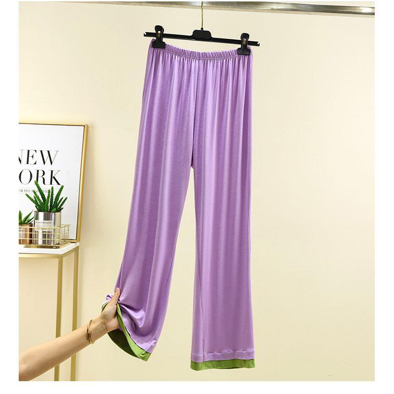 Summer Modal Casual Pants Thin Elastic Waist Versatile Home Pants Loose Square Dance Wide-Leg Pants Straight Trousers Light purple 2XL (70.00 kg-85.00 kg recommended
Summer Modal Casual Pants Thin Elastic Waist Versatile Home Pants Loose Square Dance Wide-Leg Pants Straight Trousers Light purple 2XL (70.00 kg-85.00 kg recommended
