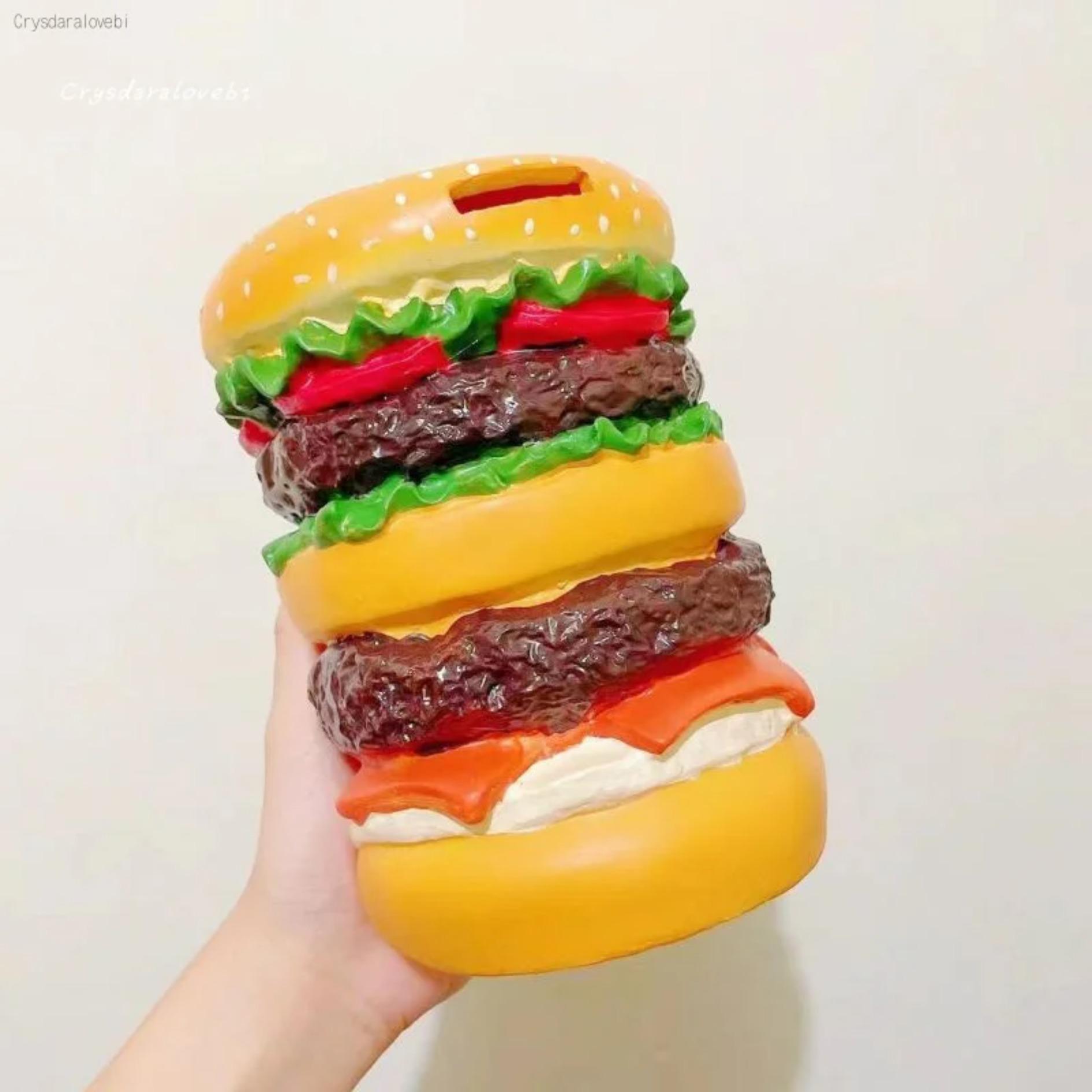 Cute Hamburger Shape Piggy Bank for Saving Money and Room Decor Saving Money Coin Bank for Kids Resin Money Saving Jar золотий
Cute Hamburger Shape Piggy Bank for Saving Money and Room Decor Saving Money Coin Bank for Kids Resin Money Saving Jar золотий