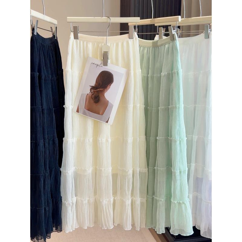 Heavy Industry pleated texture mesh skirt women s spring and summer new A-word elegant big swing umbrella skirt cake skirt One size fits all абрикосовий
Heavy Industry pleated texture mesh skirt women s spring and summer new A-word elegant big swing umbrella skirt cake skirt One size fits all абрикосовий