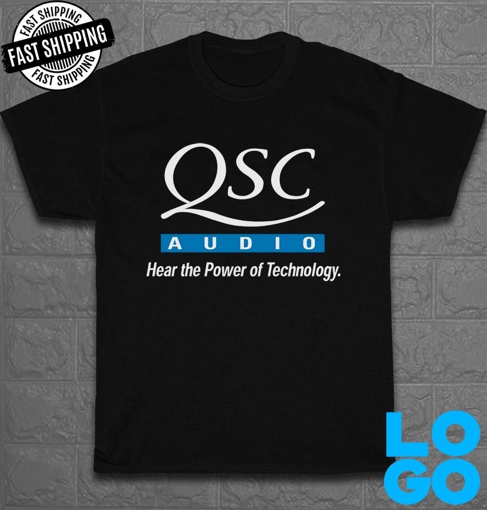 New QSC Audio Logo Men s Funny T-Shirt Made In USA Size S to 5XL XL
New QSC Audio Logo Men s Funny T-Shirt Made In USA Size S to 5XL XL