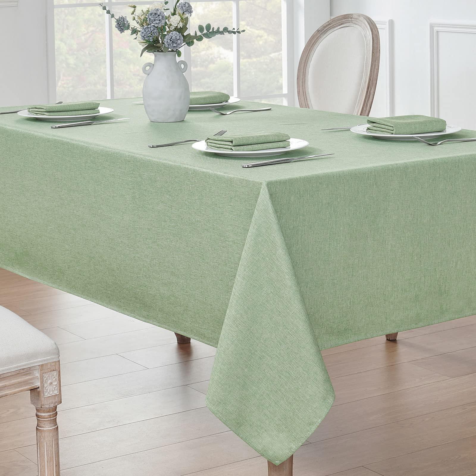 Vikama Rectangular Tablecloth Waterproof, Stain-Resistant, Wrinkle-Resistant, Rustic Style Decorative Light Green Tablecloth 132X178CM(52X70in
Vikama Rectangular Tablecloth Waterproof, Stain-Resistant, Wrinkle-Resistant, Rustic Style Decorative Light Green Tablecloth 132X178CM(52X70in
