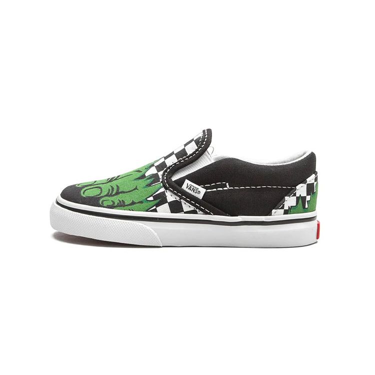 Детские кроссовки Vans Marvel x Classic без шнуровки для малышей Hulk, зеленая шахматная доска VN000EX8U44
Детские кроссовки Vans Marvel x Classic без шнуровки для малышей Hulk, зеленая шахматная доска VN000EX8U44
