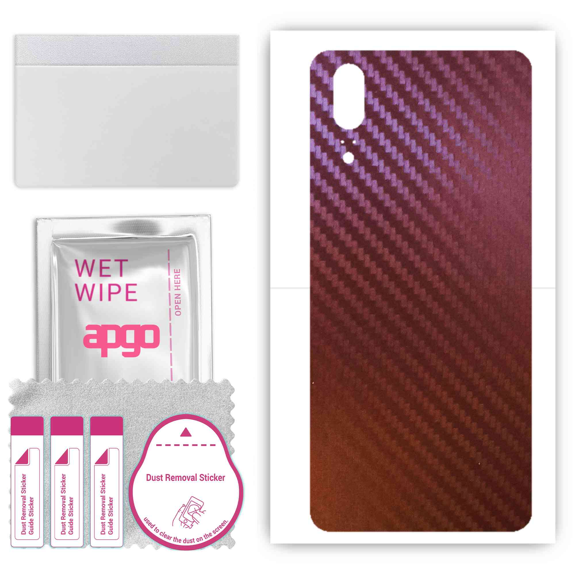 apgo skin sticker film foil vinyl for the BACK compatible with Huawei P20, scratch-resistant, easy to install - Carbon Chameleon CAKA5
apgo skin sticker film foil vinyl for the BACK compatible with Huawei P20, scratch-resistant, easy to install - Carbon Chameleon CAKA5