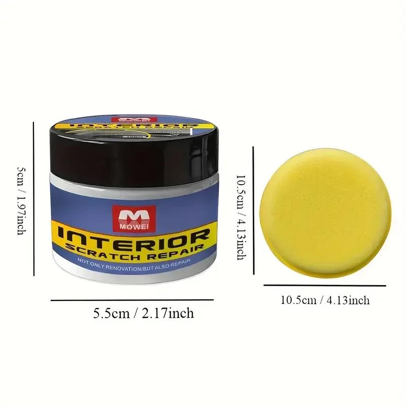 Multifunctional Car Wax Plastic Restorer Interior Scratch Repair Tire Leather Polish 100g Crystal Clear Renewal Agent
Multifunctional Car Wax Plastic Restorer Interior Scratch Repair Tire Leather Polish 100g Crystal Clear Renewal Agent