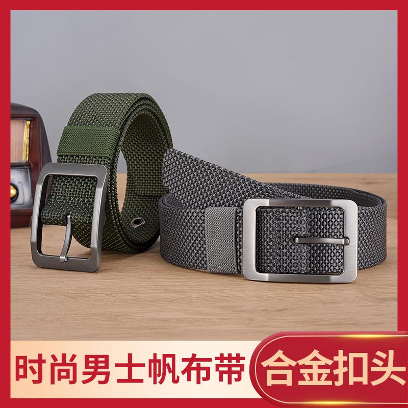 Casual Men S Woven Belt Imitation Nylon Canvas Tactical Belt Outdoor Simple Pin Buckle Belt 110cm
Casual Men S Woven Belt Imitation Nylon Canvas Tactical Belt Outdoor Simple Pin Buckle Belt 110cm