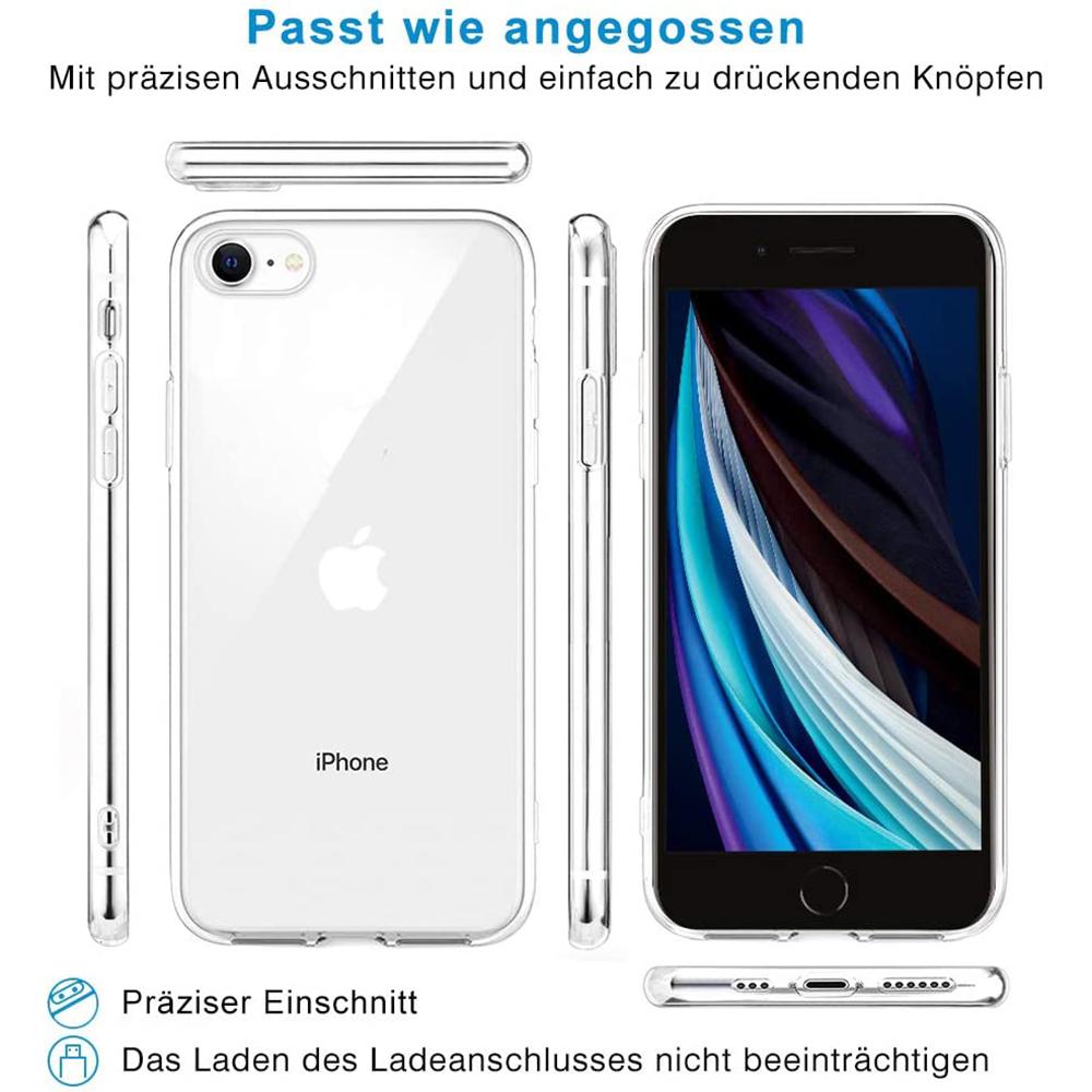 For iPhone 7/8 4.7 inch/SE (2020)/SE (2022) Clear Crystal TPU Phone Case Anti-Fingerprint Defender Phone Protective Cover A
For iPhone 7/8 4.7 inch/SE (2020)/SE (2022) Clear Crystal TPU Phone Case Anti-Fingerprint Defender Phone Protective Cover A