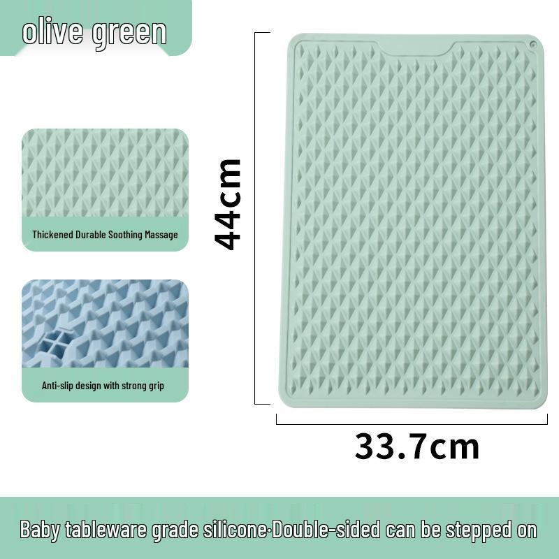 Silicone Acupressure Mat: Double-Sided Slow Jogging Foot Massage Pad for Indoor Stepping зелений
Silicone Acupressure Mat: Double-Sided Slow Jogging Foot Massage Pad for Indoor Stepping зелений
