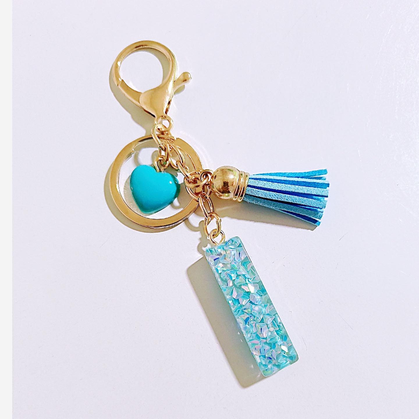Blue Heart Resin Letter Tassel Keychain - Cute Ins Style Bag Charm & Car Ornament
Blue Heart Resin Letter Tassel Keychain - Cute Ins Style Bag Charm & Car Ornament
