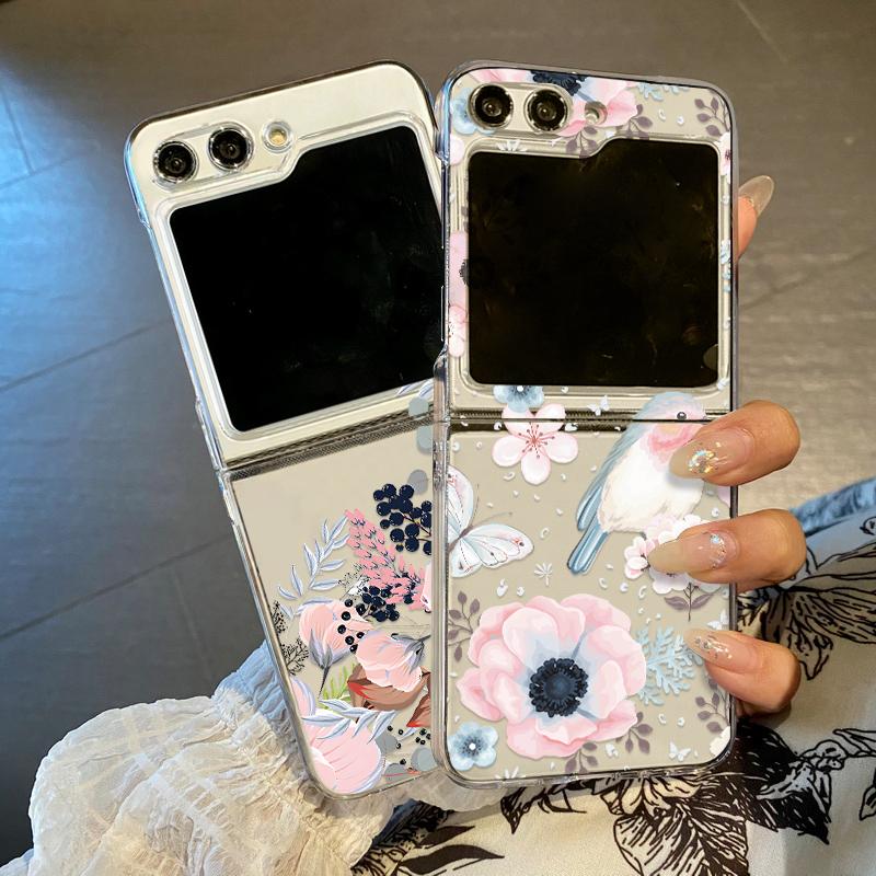 Для Samsung Galaxy Z Flip6 Flip5 Flip4 Flip3 2 шт. складной прозрачный жесткий чехол для ПК с цветочной бабочкой Samsung Z Flip5 чистый
Для Samsung Galaxy Z Flip6 Flip5 Flip4 Flip3 2 шт. складной прозрачный жесткий чехол для ПК с цветочной бабочкой Samsung Z Flip5 чистый