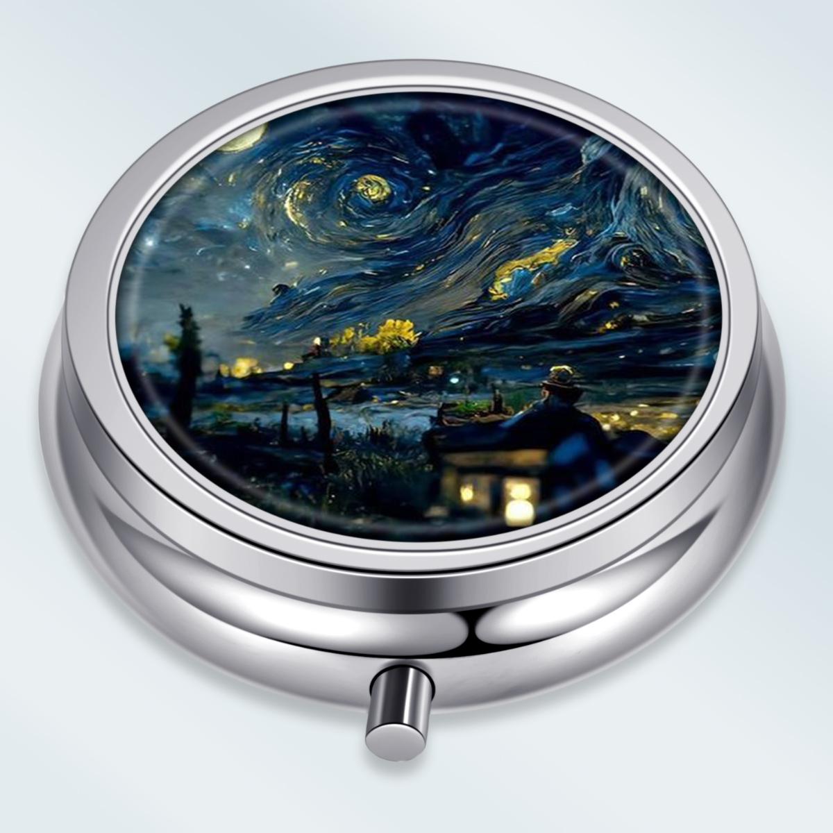 Portable Pill Box with 3 Compartments, Mini Metal Medicine Organizer Case, Cute Printed Pill Container for Vitamins, Pills, Jewelry, Travel, Daily Use разноцветный
Portable Pill Box with 3 Compartments, Mini Metal Medicine Organizer Case, Cute Printed Pill Container for Vitamins, Pills, Jewelry, Travel, Daily Use разноцветный