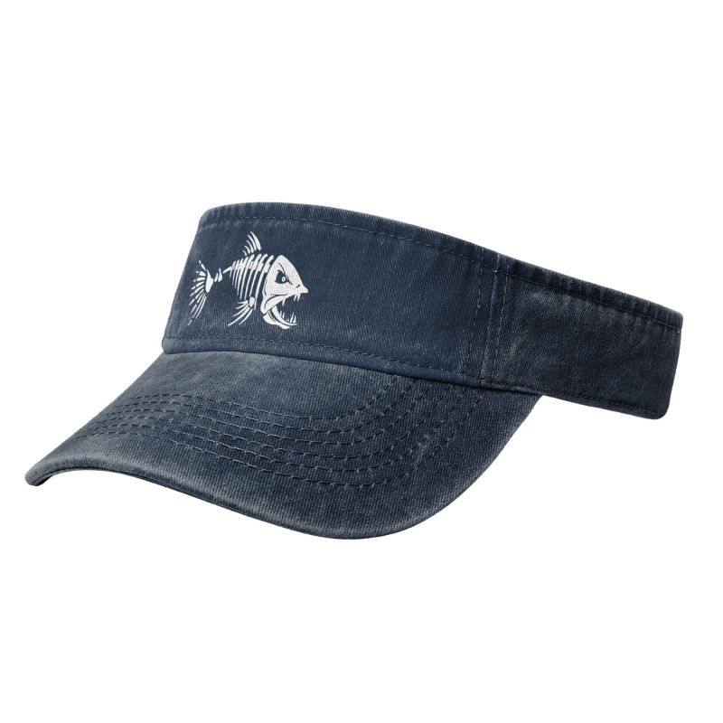 Bone Fish Sun Visors Hat Empty Top Baseball Cap Cotton Golf Caps for Men Women
Bone Fish Sun Visors Hat Empty Top Baseball Cap Cotton Golf Caps for Men Women