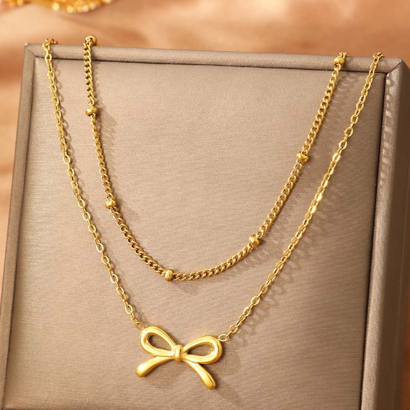 Stainless Steel Multilayer Heart Pendant Necklace For Women Fashion Gold Color Clavicle Chain Charm Choker Zircon Birthday Gift
Stainless Steel Multilayer Heart Pendant Necklace For Women Fashion Gold Color Clavicle Chain Charm Choker Zircon Birthday Gift