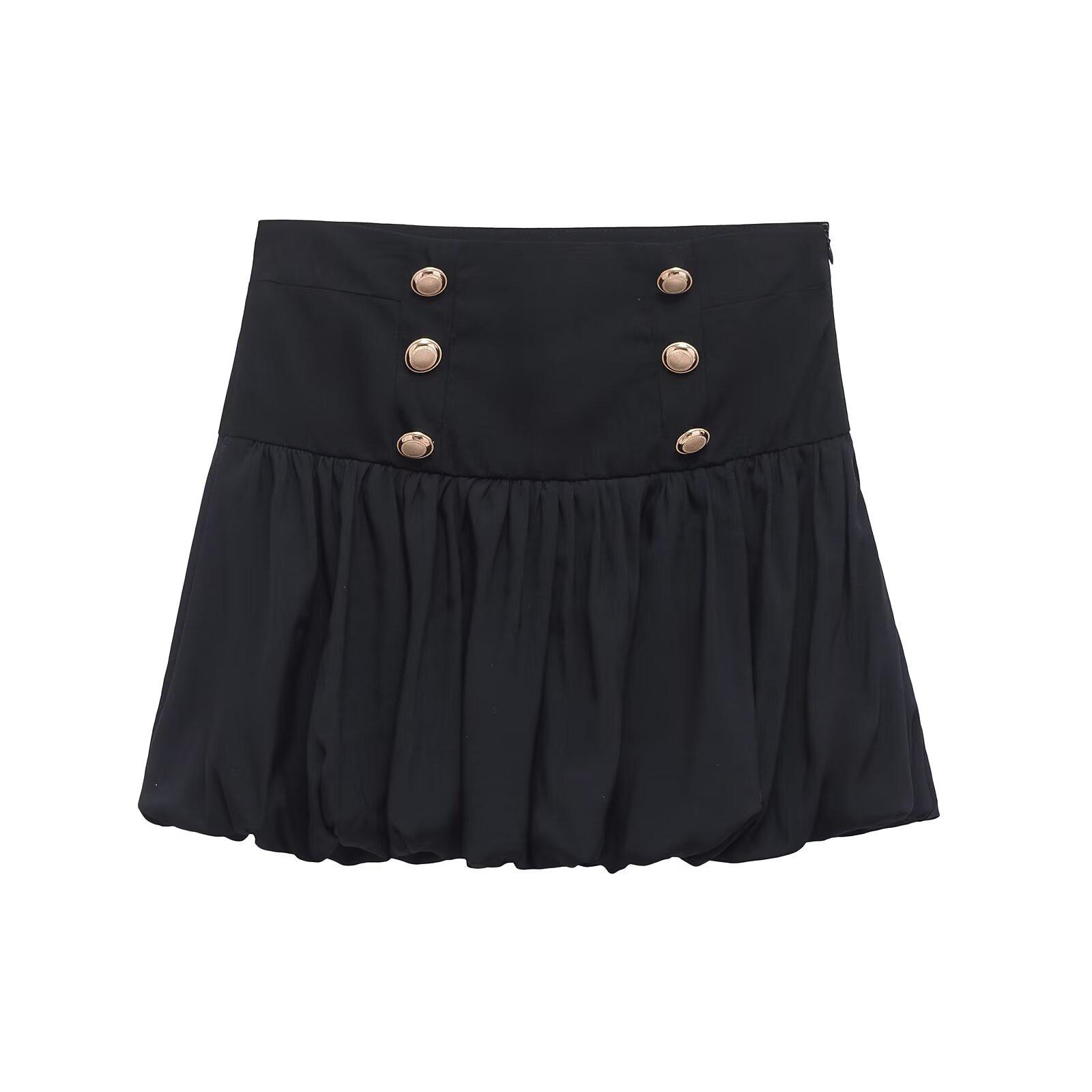 2025 Spring Women s Slim Fit A-Line Mini Skirt with Puffy Elastic Hem Medium чёрный
2025 Spring Women s Slim Fit A-Line Mini Skirt with Puffy Elastic Hem Medium чёрный