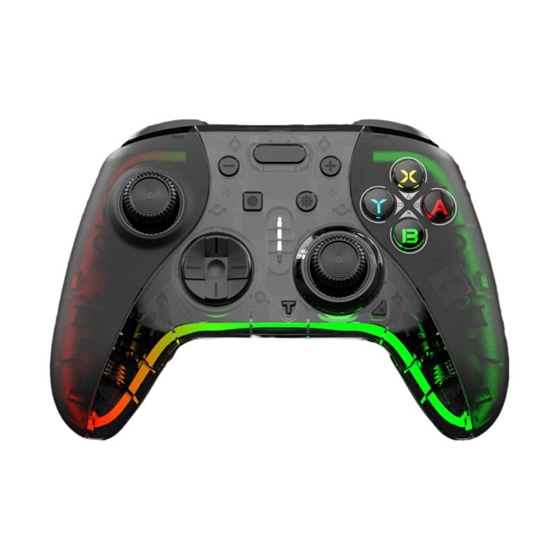 Gaming Controllers With Hall Triggers RGB LED Lights Remote Joystick Gamepad Accessories Bluetooth-compatible Controller 1
Gaming Controllers With Hall Triggers RGB LED Lights Remote Joystick Gamepad Accessories Bluetooth-compatible Controller 1