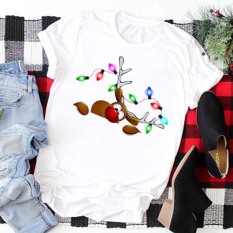 Summer Woman T Shirt Women Harajuku Style Christmas Elk Casual Fashion Tshirt O-Neck White Tops Female Short Sleeve T-Shirts XXXL білий
Summer Woman T Shirt Women Harajuku Style Christmas Elk Casual Fashion Tshirt O-Neck White Tops Female Short Sleeve T-Shirts XXXL білий