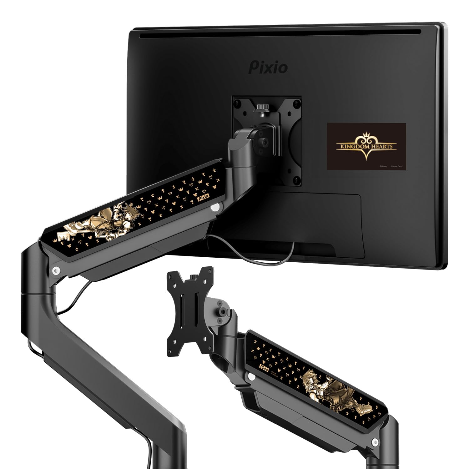 Pixio PS2S Monitor Arm Single Disney Hearts and Compatible with inch Load capacity Black Character/Kingdom (Sora Riku) 17-49 monitors, 2-18kg, Clamp, чёрный
Pixio PS2S Monitor Arm Single Disney Hearts and Compatible with inch Load capacity Black Character/Kingdom (Sora Riku) 17-49 monitors, 2-18kg, Clamp, чёрный
