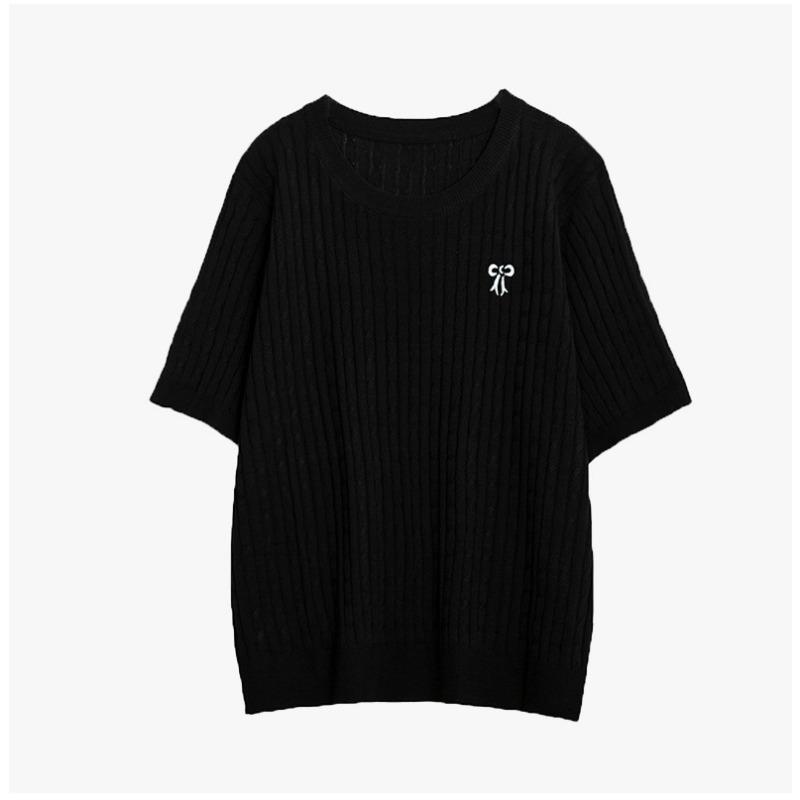 Plus Size Women s Chic Tops Women s Ice Silk Summer New Design Bow Embroidered Short-sleeved T-shirt XL чёрный
Plus Size Women s Chic Tops Women s Ice Silk Summer New Design Bow Embroidered Short-sleeved T-shirt XL чёрный