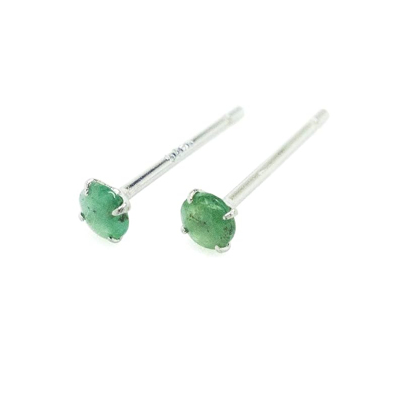 Richight 3mm natural stone emerald pure silver small stud earrings Silver 925 silver mini Green type second piercing simple men s ladies unisex
Richight 3mm natural stone emerald pure silver small stud earrings Silver 925 silver mini Green type second piercing simple men s ladies unisex
