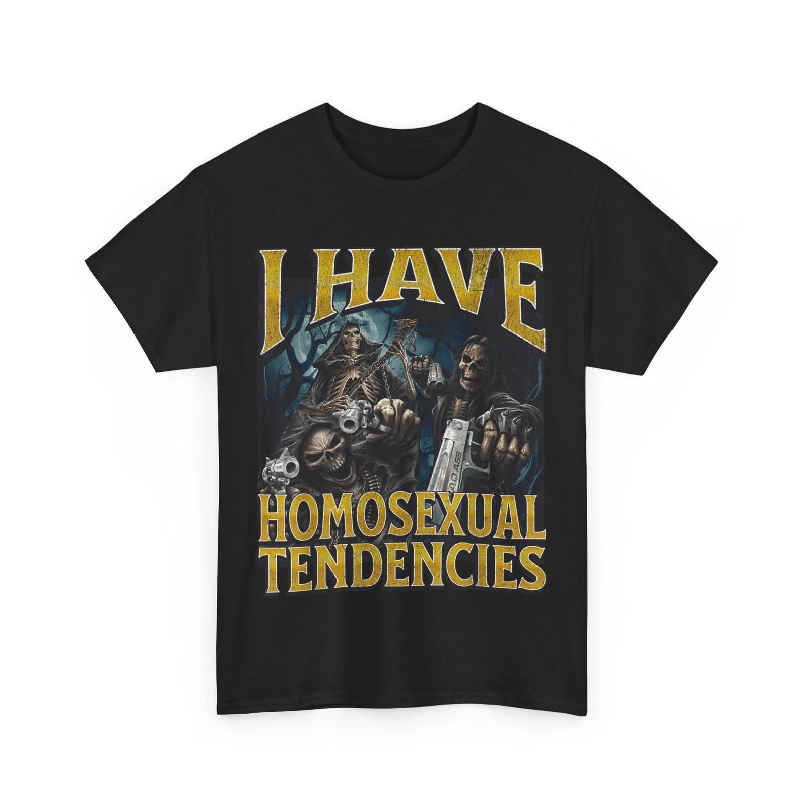 I Have Homosexual Tendencies Shirt, Funny Hard Skeleton Meme T-Shirt 3XL
I Have Homosexual Tendencies Shirt, Funny Hard Skeleton Meme T-Shirt 3XL