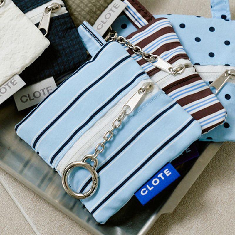 CLOTE Keyring Pouch Keyring - Striped Blue Stripe Blue_FREE
CLOTE Keyring Pouch Keyring - Striped Blue Stripe Blue_FREE