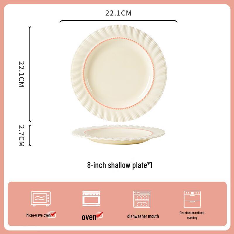 Ruhan Cream Style Ceramic 3-Compartment Dumpling Plate
Ruhan Cream Style Ceramic 3-Compartment Dumpling Plate