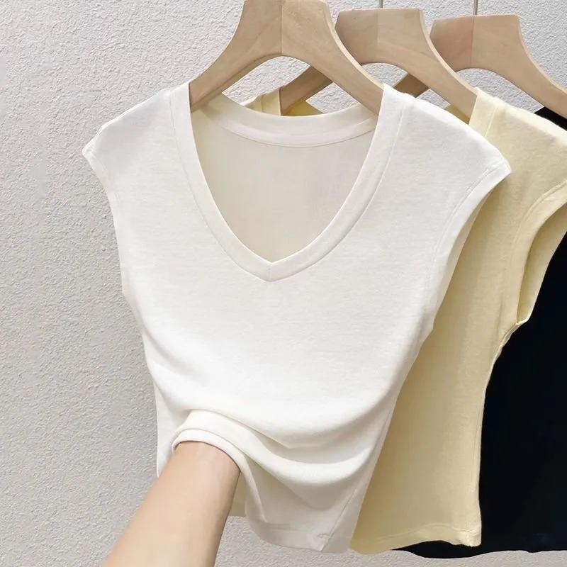 Summer Women V Neck Cap Sleeve Slim White Knit Crop Top S белый
Summer Women V Neck Cap Sleeve Slim White Knit Crop Top S белый