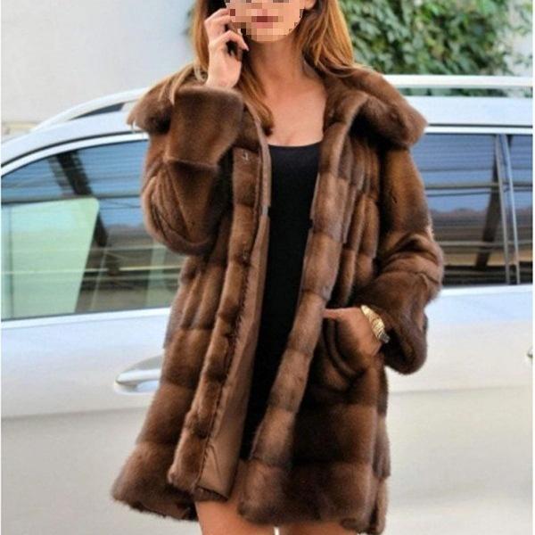Women s Plus Size Hooded Faux Mink Fur Coat - Mid-Length, Casual, Warm, and Loose Fit L
Women s Plus Size Hooded Faux Mink Fur Coat - Mid-Length, Casual, Warm, and Loose Fit L
