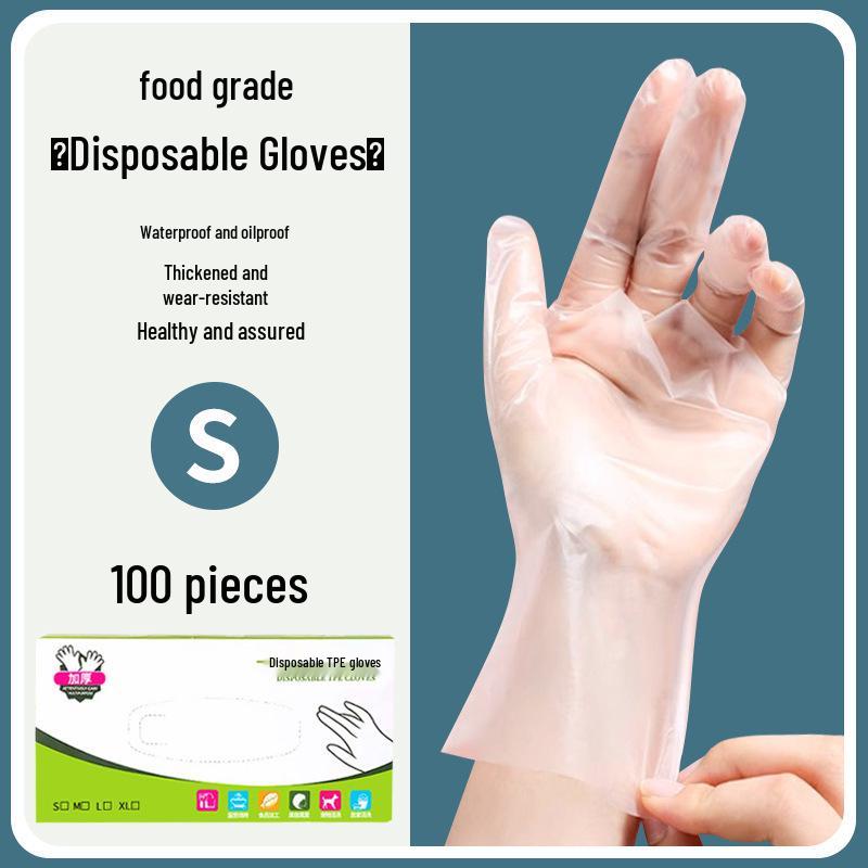 Пищевые одноразовые перчатки из ТПЭ - Специальный пластик, Прозрачные, Утолщенные для использования на кухне и в сфере общественного питания Large
Пищевые одноразовые перчатки из ТПЭ - Специальный пластик, Прозрачные, Утолщенные для использования на кухне и в сфере общественного питания Large