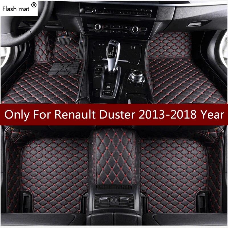 Флэш-мат, кожаные автомобильные коврики для Renault Duster 2013, 2014, 2015, 2016, 2017, 2018, индивидуальные автомобильные подушечки для ног, автомобильный ковер, чехол
Флэш-мат, кожаные автомобильные коврики для Renault Duster 2013, 2014, 2015, 2016, 2017, 2018, индивидуальные автомобильные подушечки для ног, автомобильный ковер, чехол
