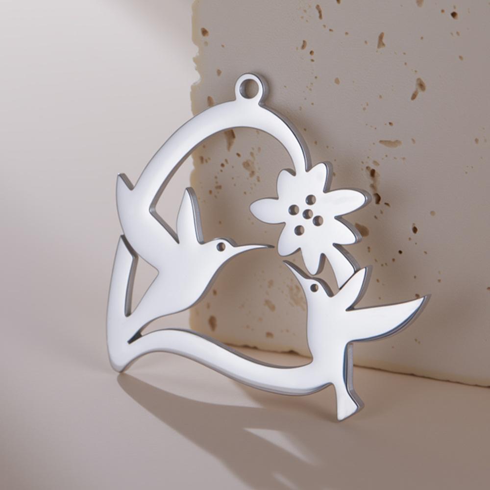 My Shape 5 pcs Flower Hummingbird Pendants Animal Birds Charms for Necklace Keychains Stainless Steel Jewelry Making DIY Gifts
My Shape 5 pcs Flower Hummingbird Pendants Animal Birds Charms for Necklace Keychains Stainless Steel Jewelry Making DIY Gifts