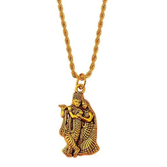 @ Indian Traditional Lord Radha Krishna Pendant With Chain For Unisex Zr-1766-60%Off
@ Indian Traditional Lord Radha Krishna Pendant With Chain For Unisex Zr-1766-60%Off
