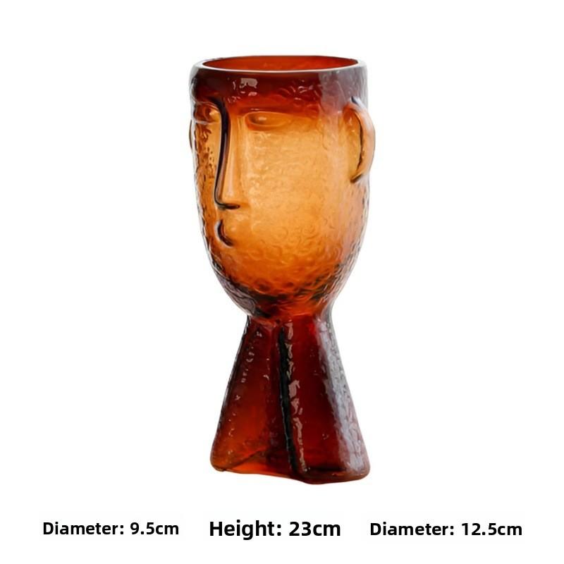 Creative European Style Face Glass Vase for Living Room Flowers Home Decor
Creative European Style Face Glass Vase for Living Room Flowers Home Decor