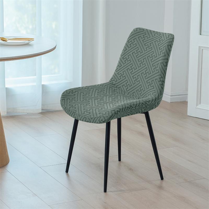 1/4pcs Nordic Dining Chair Slipcovers Jacquard Curved Chair Covers Elastic Stretch Seat Cover for Wedding Hotel Home Decor 1PC chair cover
1/4pcs Nordic Dining Chair Slipcovers Jacquard Curved Chair Covers Elastic Stretch Seat Cover for Wedding Hotel Home Decor 1PC chair cover