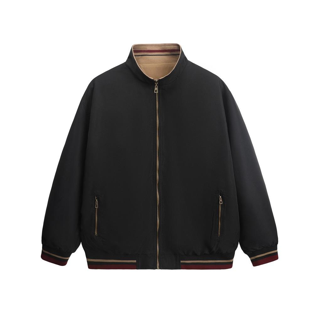 Autumn Vintage Stand Up Collar Jacket for Men, Loose and Casual, Double-sided Zipper Cardigan Jacket, Solid Color S
Autumn Vintage Stand Up Collar Jacket for Men, Loose and Casual, Double-sided Zipper Cardigan Jacket, Solid Color S