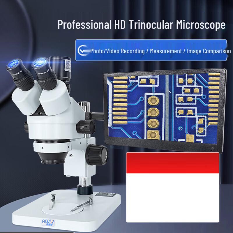 AOSVI T1-HD208C Trinocular Stereo Zoom Microscope with HD Screen
AOSVI T1-HD208C Trinocular Stereo Zoom Microscope with HD Screen