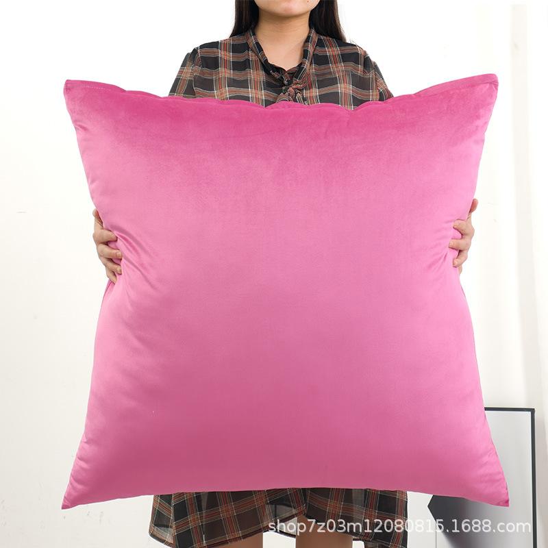 Soft Velvet Large Square Pillow Cover Sofa Cushion Living Room Back Bedside Cushions Case Protector Solid Color 80x80CM 45x45cm
Soft Velvet Large Square Pillow Cover Sofa Cushion Living Room Back Bedside Cushions Case Protector Solid Color 80x80CM 45x45cm