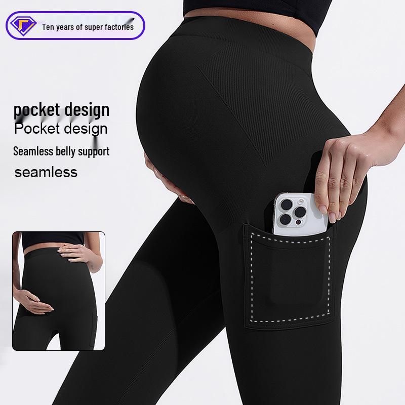 Женские бесшовные брюки для йоги для беременных с карманами - Девять точек, с эффектом подтяжки бедер, утягивающие леггинсы L чёрный
Женские бесшовные брюки для йоги для беременных с карманами - Девять точек, с эффектом подтяжки бедер, утягивающие леггинсы L чёрный