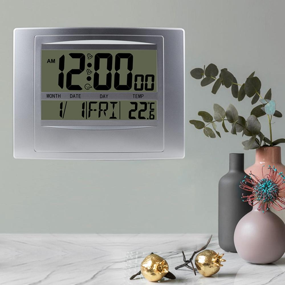 TS-H129Y Multifunction Digital Alarm Clock Large Screen Calendar Temperature Display Wall Clock A
TS-H129Y Multifunction Digital Alarm Clock Large Screen Calendar Temperature Display Wall Clock A