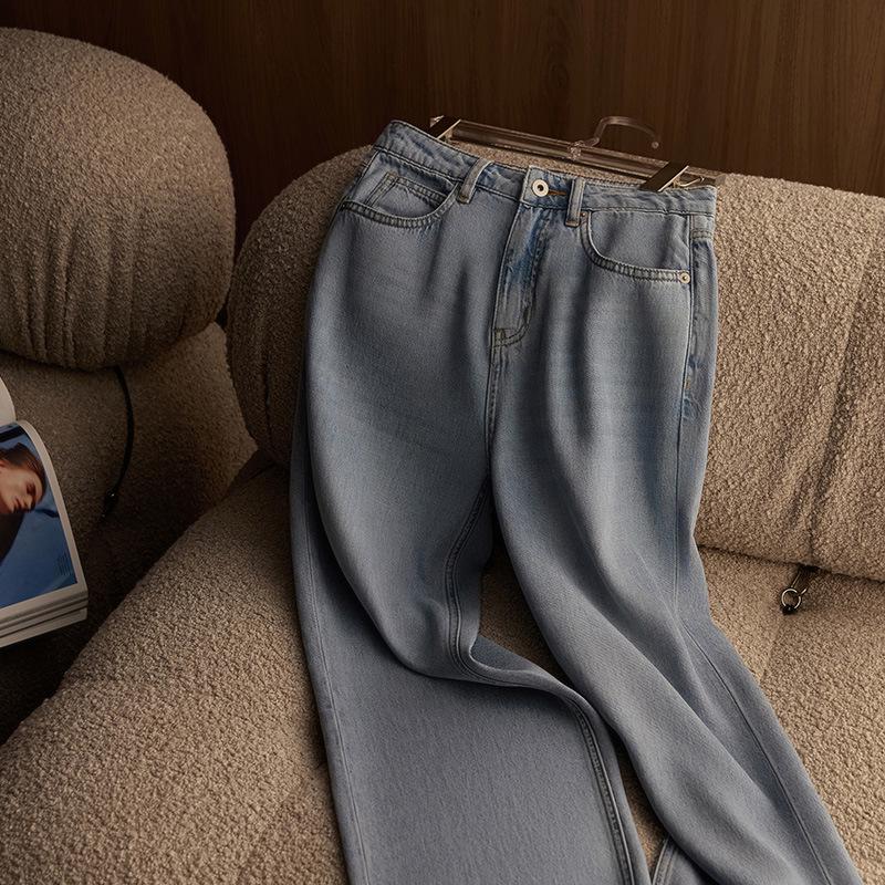 Tangge Silk Hemp Slimming Straight-Leg Jeans: Soft, Breathable, Mid-High Waist Spring/Summer Pants Large (L)
Tangge Silk Hemp Slimming Straight-Leg Jeans: Soft, Breathable, Mid-High Waist Spring/Summer Pants Large (L)