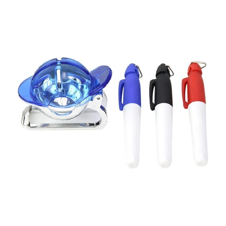 Portable Golf Ball Liner Marker With 3 Pens Golf Ball Putting Alignment Marking Tool Putt Positioning Marker Enduring синій
Portable Golf Ball Liner Marker With 3 Pens Golf Ball Putting Alignment Marking Tool Putt Positioning Marker Enduring синій