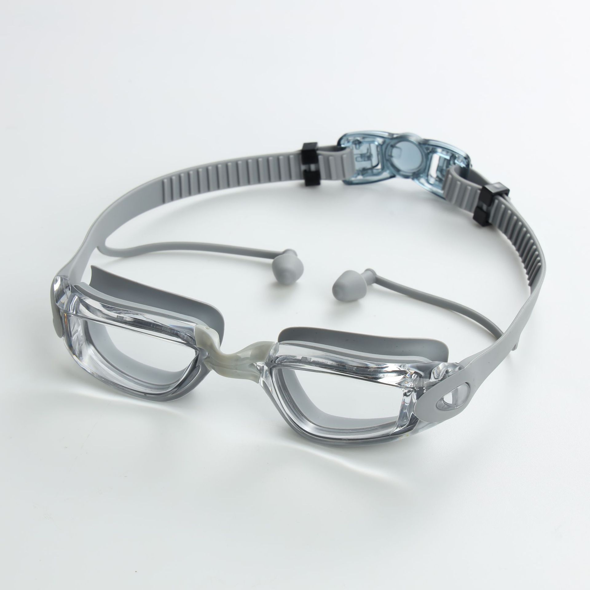 Adult one-piece swimming goggles with earplugs, waterproof, anti-fog, high-definition, professional swimming goggles for men and women, adult racing Gray transparent model【
Adult one-piece swimming goggles with earplugs, waterproof, anti-fog, high-definition, professional swimming goggles for men and women, adult racing Gray transparent model【