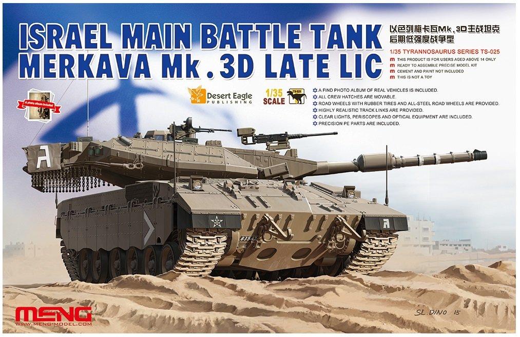 Mon Model 1/35 Scale Israeli Army Merkava Mk.3D Low-Intensity Conflict Type Plastic Model Kit MTS025
Mon Model 1/35 Scale Israeli Army Merkava Mk.3D Low-Intensity Conflict Type Plastic Model Kit MTS025