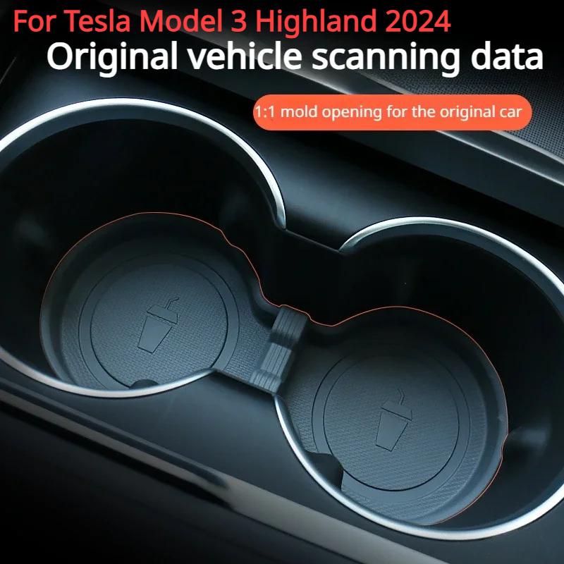 For Tesla Model 3 Highland 2024 Water Cup Holder Mats Upgraded Drink Insert Non-slip Coaster Pad Silicone Interior Accessories
For Tesla Model 3 Highland 2024 Water Cup Holder Mats Upgraded Drink Insert Non-slip Coaster Pad Silicone Interior Accessories