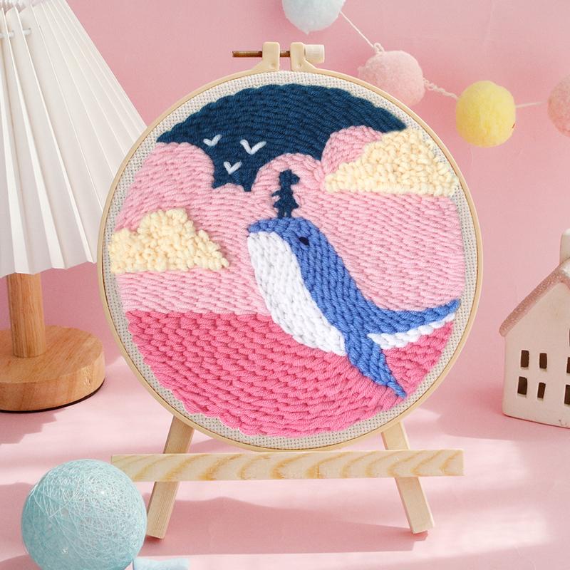 GATYZTORY Diy Punch Needle Embroidery Starter Kits For Beginner Kids Animal Handicrafts Poking Embroidery Yarn Painting Arts 20*20cm зелений
GATYZTORY Diy Punch Needle Embroidery Starter Kits For Beginner Kids Animal Handicrafts Poking Embroidery Yarn Painting Arts 20*20cm зелений