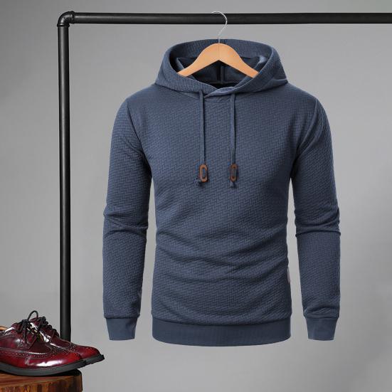 Yousheng Men Fall Winter Hoodie Solid Color Drawstring Long Sleeves Jacquard Design Hooded Elastic Cuff And Hem Thin Daily Wear Casual Sport Top S темно-серого
Yousheng Men Fall Winter Hoodie Solid Color Drawstring Long Sleeves Jacquard Design Hooded Elastic Cuff And Hem Thin Daily Wear Casual Sport Top S темно-серого