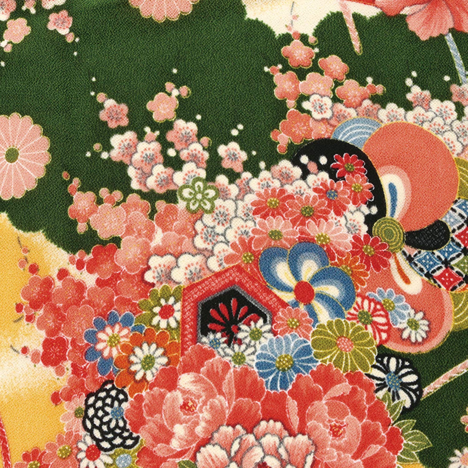 Nippon Chuko NBK Ічігое Чірімен Юзен Класичний Квітковий Зелений 73 см Ширина x 2 м Відрізний Візерунок, Прибл.
Nippon Chuko NBK Ічігое Чірімен Юзен Класичний Квітковий Зелений 73 см Ширина x 2 м Відрізний Візерунок, Прибл.