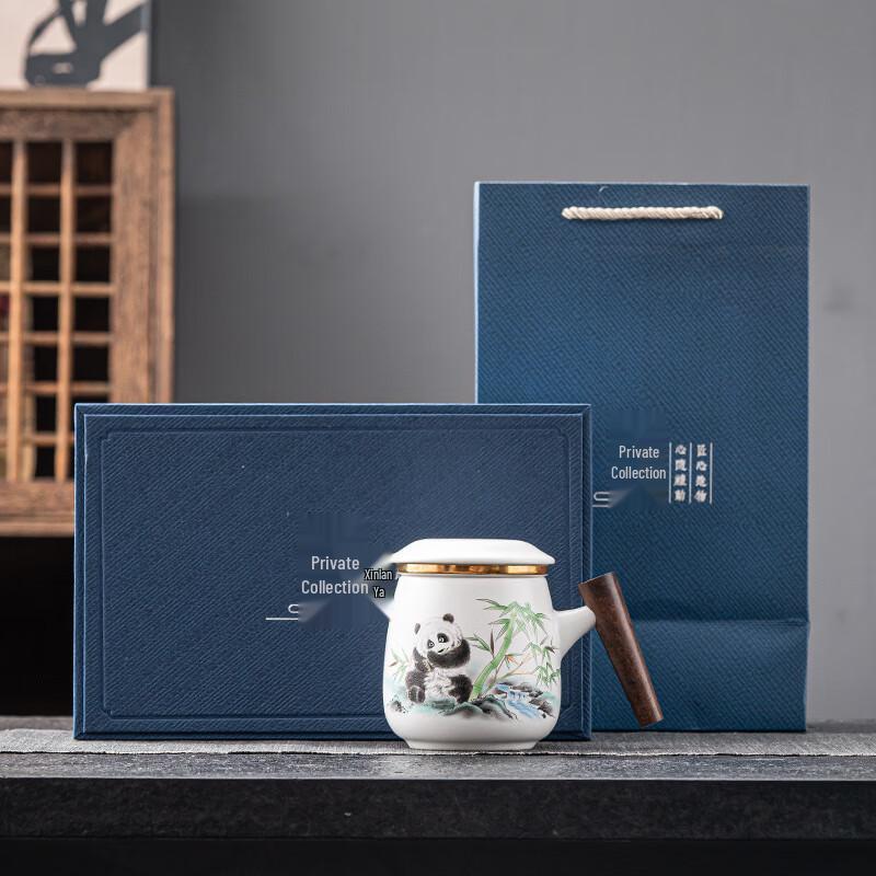 Blue Panda Ceramic Mug with Plate
Blue Panda Ceramic Mug with Plate