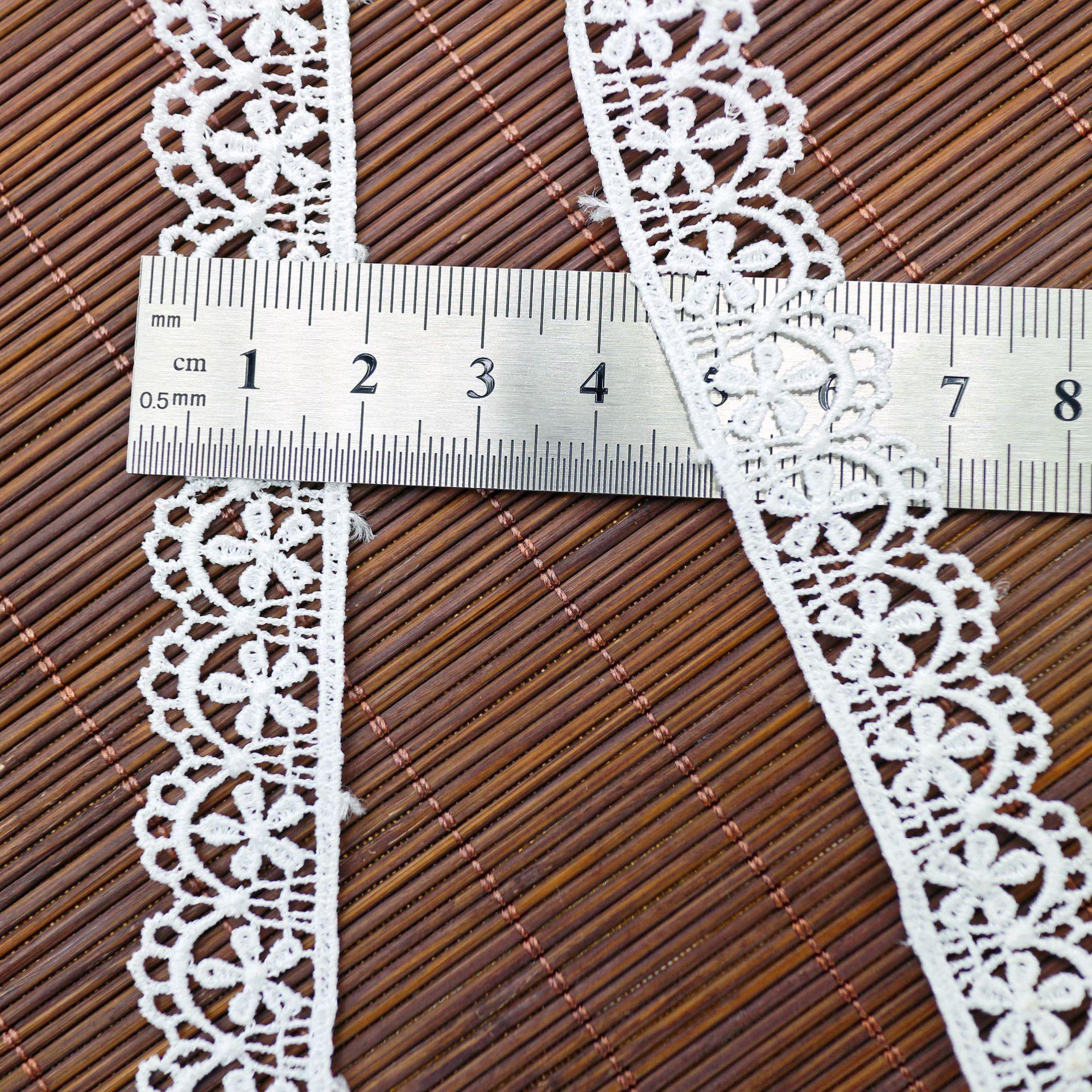 White Polyester Lace Lace Hollow Embroidery Accessories, Clothing Handmade Diy Narrow Edge Decorative Materials HM3186
White Polyester Lace Lace Hollow Embroidery Accessories, Clothing Handmade Diy Narrow Edge Decorative Materials HM3186