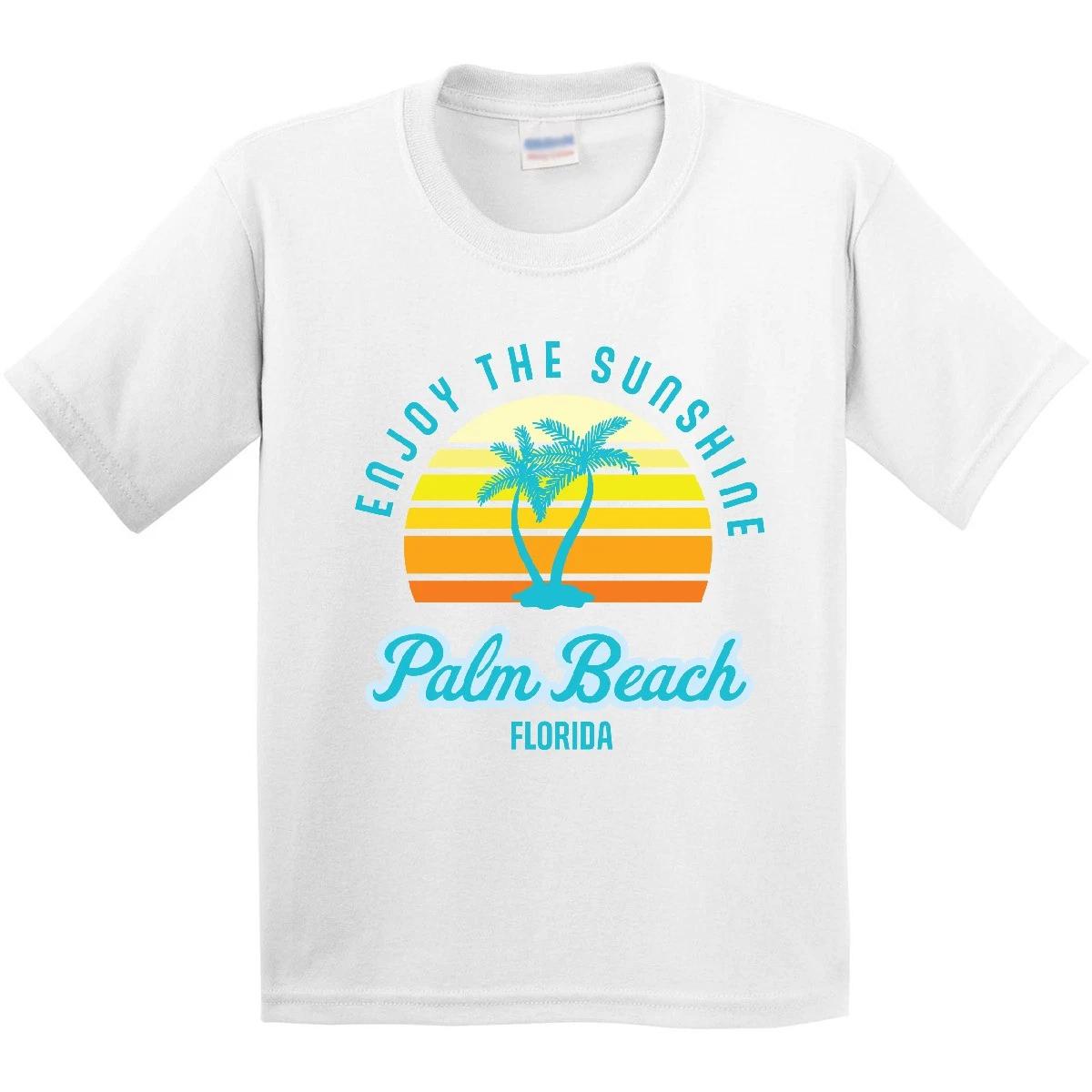 Inktastic Summer Enjoy The Sunshine Palm Beach Florida In Blue Youth kids boys T-Shirt Tee 140
Inktastic Summer Enjoy The Sunshine Palm Beach Florida In Blue Youth kids boys T-Shirt Tee 140